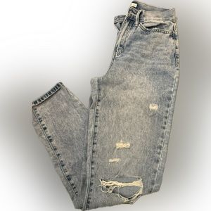 SO super soft and comfy mom jeans, size: 0